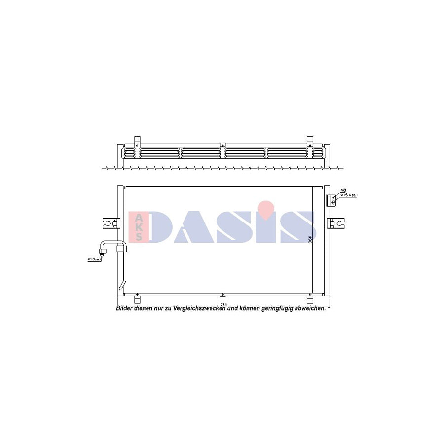 AKS Dasis 072024N Air Conditioning Condenser For Nissan Maxima | ML Performance US