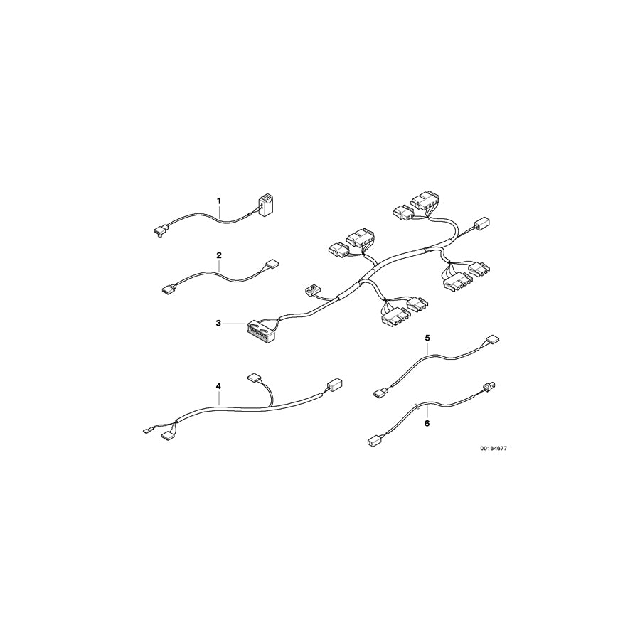 Genuine BMW 61113451717 E83 Wiring Set F Left Seat Adjustm./Lordosis (Inc. X3 3.0sd, X3 3.0d & X3 2.0d) | ML Performance US Car Parts