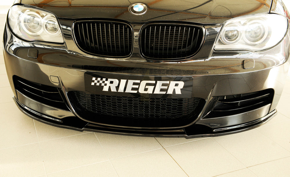 Rieger 00088124 BMW 1 Series E82 E88 Front Splitter 8 | ML Performance UK Car Parts