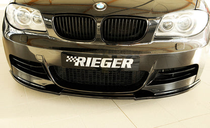 Rieger 00088124 BMW 1 Series E82 E88 Front Splitter 8 | ML Performance UK Car Parts