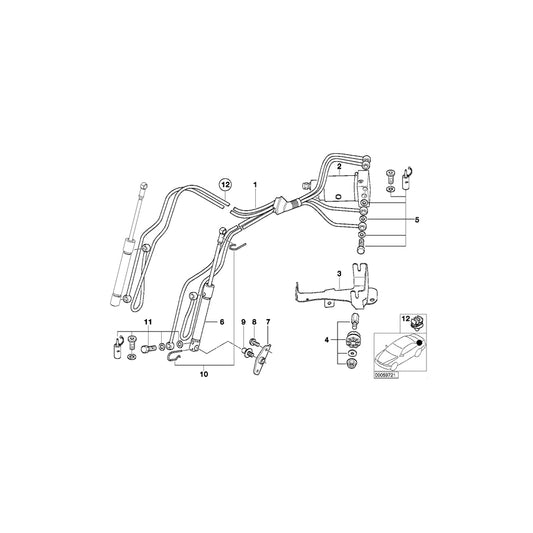 Genuine BMW 54348234329 E52 Aggregate Support (Inc. ALPINA V8 & Z8) | ML Performance US Car Parts