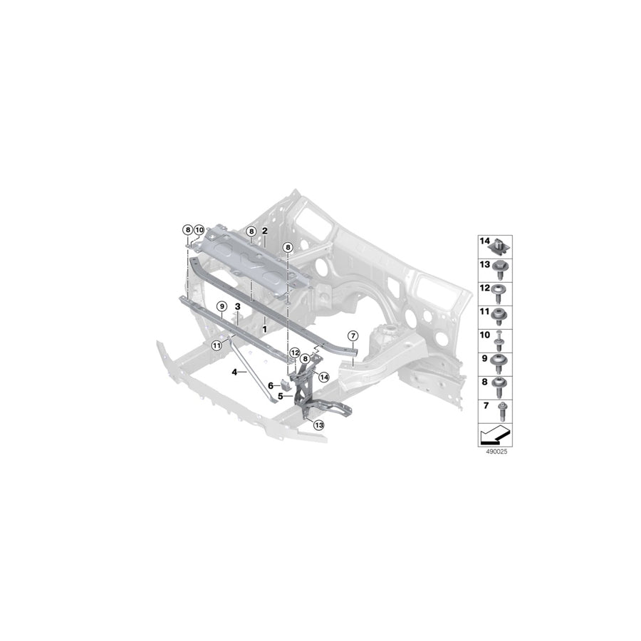 Genuine BMW 07147393428 G02 G01 Torx-Bolt With Washer ISA M8X27 (Inc. X3) | ML Performance US Car Parts