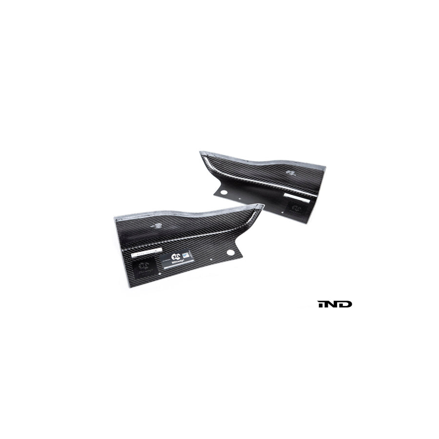 3D Design 3106-30512 BMW Carbon Fiber Rear Diffuser Side Extension Set