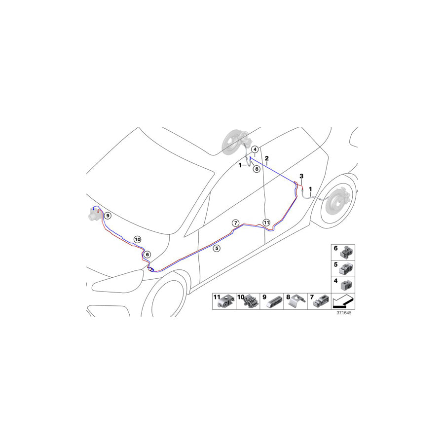 Genuine BMW Mini 07147318792 F45 G20 F48 Pipe Clip D12/2XD4,75 (Inc. M340iX, X1 28iX & One) | ML Performance US Car Parts