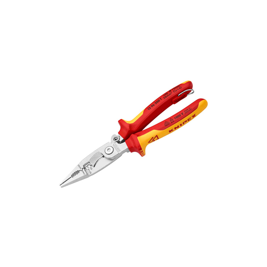 Knipex KPX1396200T Installation Pliers with Tether Point 200mm ML