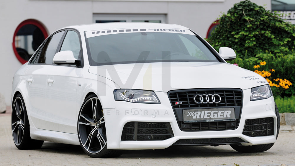 Rieger 00055533 Audi B8 B81 Side Skirt (A4 & S4) 4 | ML Performance UK Car Parts