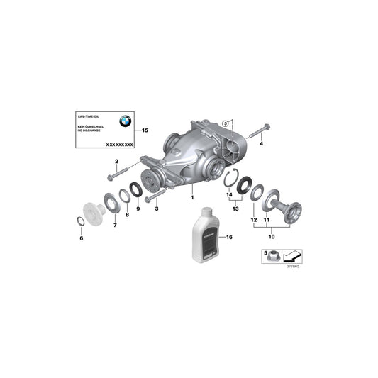 Genuine BMW 33107566190 E90 E92 Exch. Final Drive I=3,91 (Inc. 325xi & 328xi) | ML Performance US Car Parts