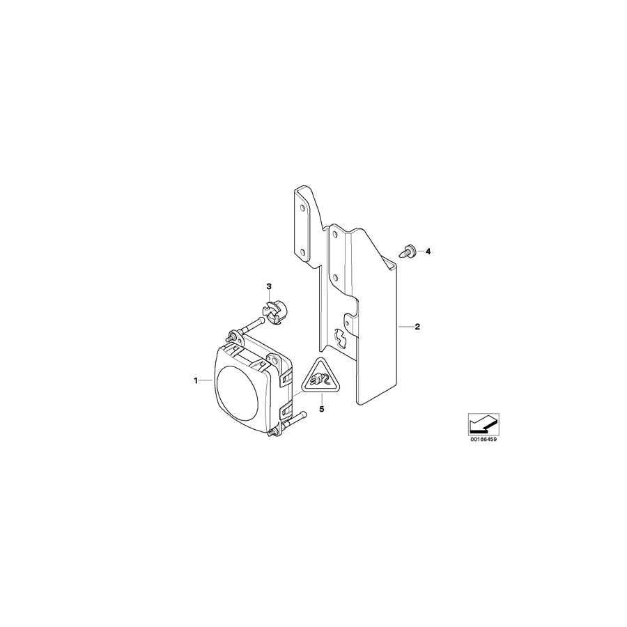 Genuine BMW 66316762519 E63 E64 Bracket F Acc 2 (Inc. 630i, 650i & M6) | ML Performance US Car Parts