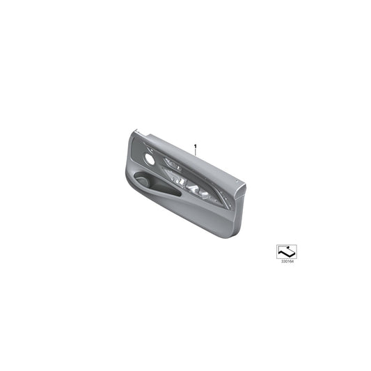 Genuine BMW 51418063630 F82 F83 Door Panel, Leather, Front Right SCHWARZ (Inc.  & M4) | ML Performance US Car Parts