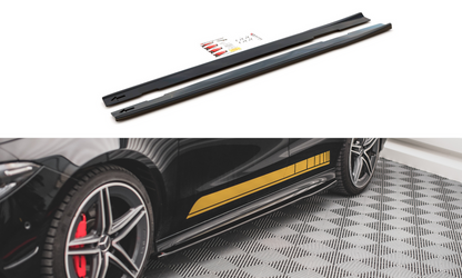 Maxton Design ME-CLA-118-AMG-SD1T Side Skirts Diffusers Mercedes Benz CLA 35/45 AMG C118 | ML Performance US Car Parts