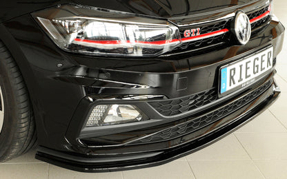 Rieger 00088167 VW Polo AW Front Splitter (Inc. Polo AW GTI) 6 | ML Performance UK Car Parts