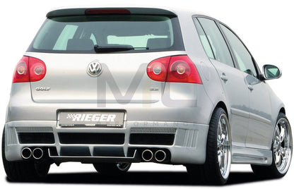 Rieger 00059328 VW Mk5 Golf Rear Diffuser 4 | ML Performance UK Car Parts