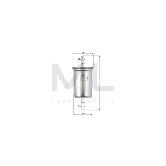 MAHLE ORIGINAL KL 591 Fuel filter for FORD TRANSIT In-Line Filter | ML Performance Car Parts