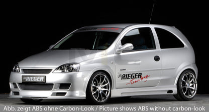 Rieger 00099312 Opel Corsa C Side Skirt 3 | ML Performance UK Car Parts
