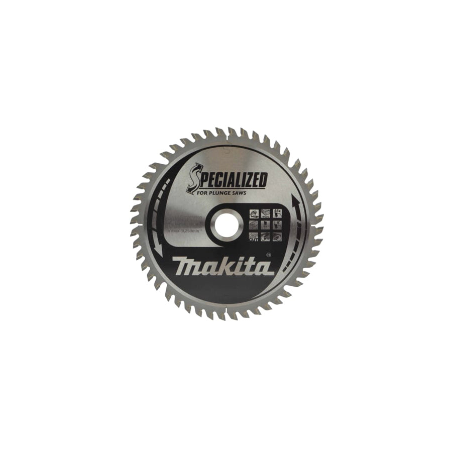 Makita MAKB09298 B-09298 Specialized Plunge Saw Blade 165 x 20mm x 48T | ML Performance US