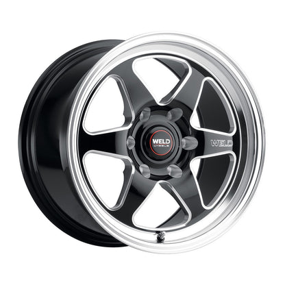 Weld S15607089P13 Ventura 6 Drag S156 Wheel 20x7 6x135 ET13 BS4.5 Gloss Black MIL - DIA