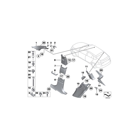 Genuine BMW 51437975423 F02 F01 F07 Clothes Hook OYSTER (Inc. 530d 155kW, 520d & 550i) | ML Performance US Car Parts
