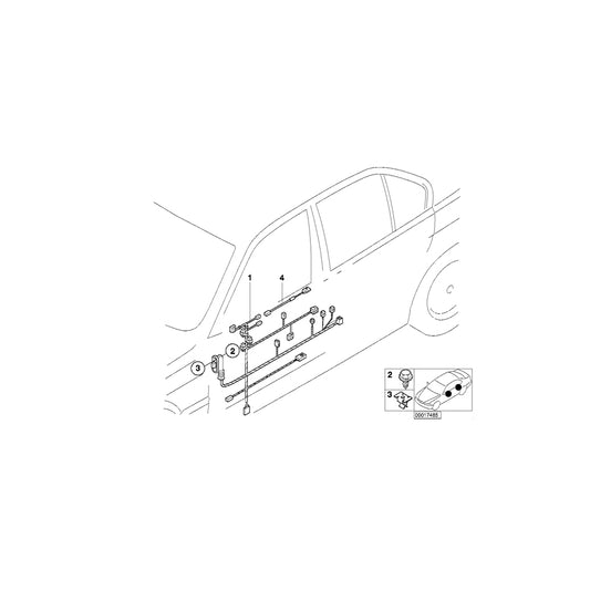 Genuine BMW 61128379798 E36 Wiring Co-Drivers Side (Inc. 318ti, 316i 1.6 & 316g) | ML Performance US Car Parts