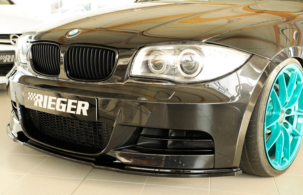 Rieger 00088124 BMW 1 Series E82 E88 Front Splitter 3 | ML Performance UK Car Parts