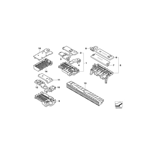 Genuine BMW 61138367251 E38 Cover, Fuse Box (Inc. 740iL, 730i & 750i) | ML Performance US Car Parts
