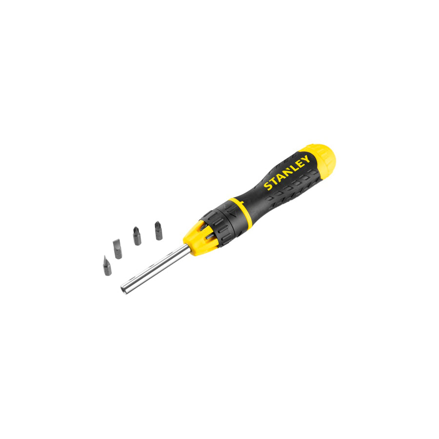 STANLEY® STA068010 Multibit Ratchet Screwdriver &10 Bits | ML Performance US