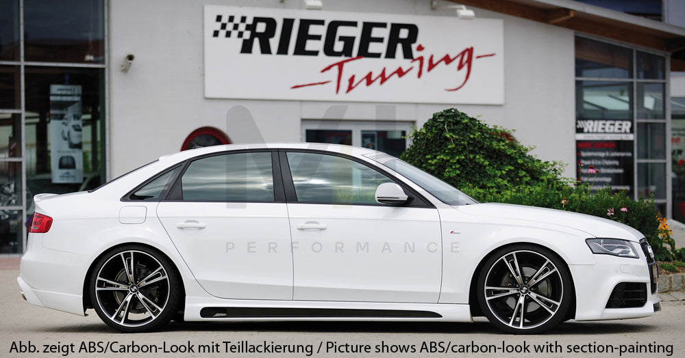 Rieger 00055504 Audi B8 B81 Side Skirt (A4 & S4) 5 | ML Performance UK Car Parts