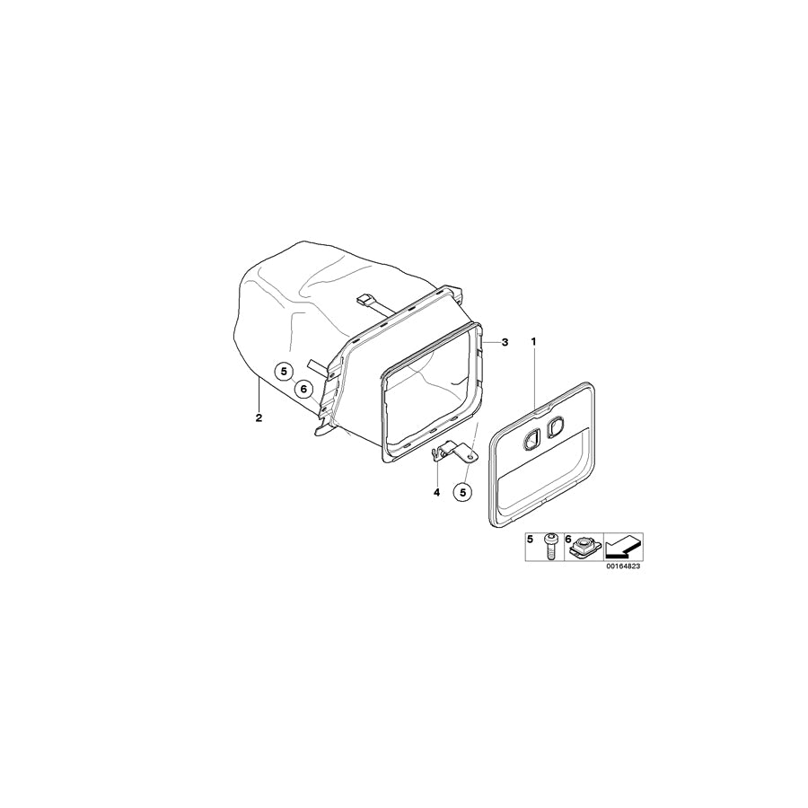 Genuine BMW 52209138016 E88 Bracket For Check Strap (Inc. 120i, 118i & 128i) | ML Performance US Car Parts