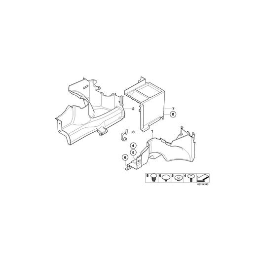 Genuine BMW 51478041387 E85 Right Trunk Trim (Inc.  & Z4 M3.2) | ML Performance US Car Parts