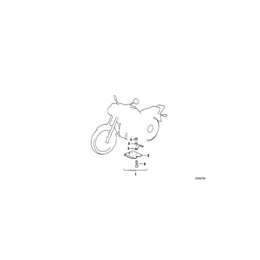 Genuine BMW 71602303836 80 Clamp (Inc. R 80 GS, R 100 GS & R 80 G/S) | ML Performance US Car Parts