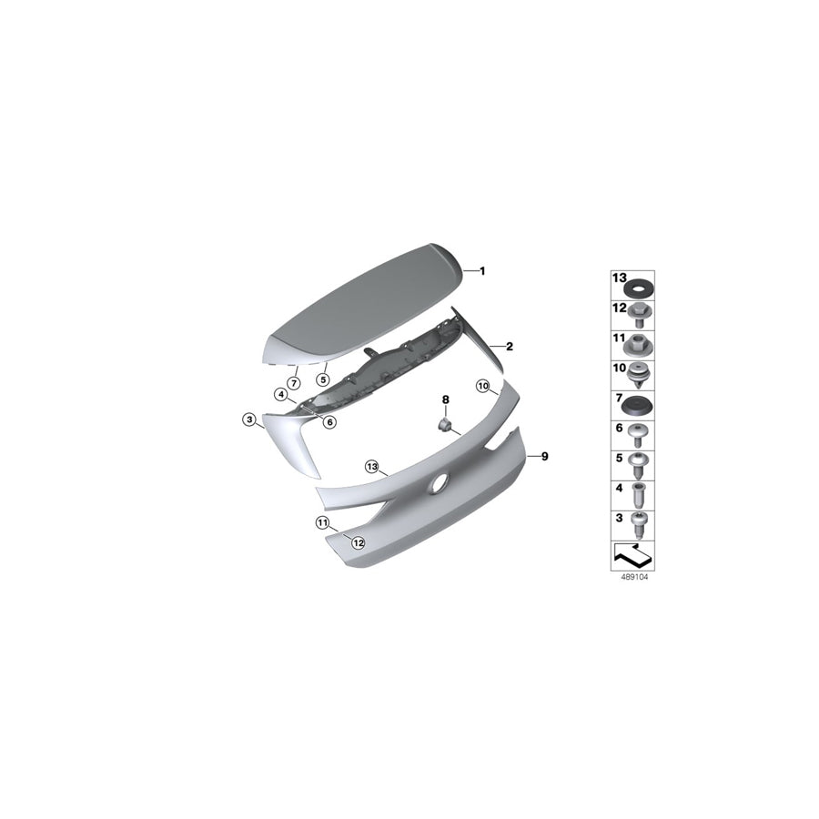 Genuine BMW 51767436563 F39 Foam Seal (Inc. X2 18d, X2 18dX & X2 28i) | ML Performance US