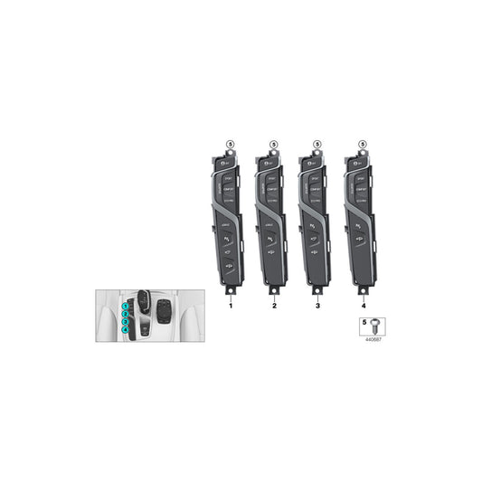 Genuine BMW 61316993901 G12 G11 Operating Unit, Center Console (Inc. 730d, ALPINA B7 & 740dX) | ML Performance US Car Parts