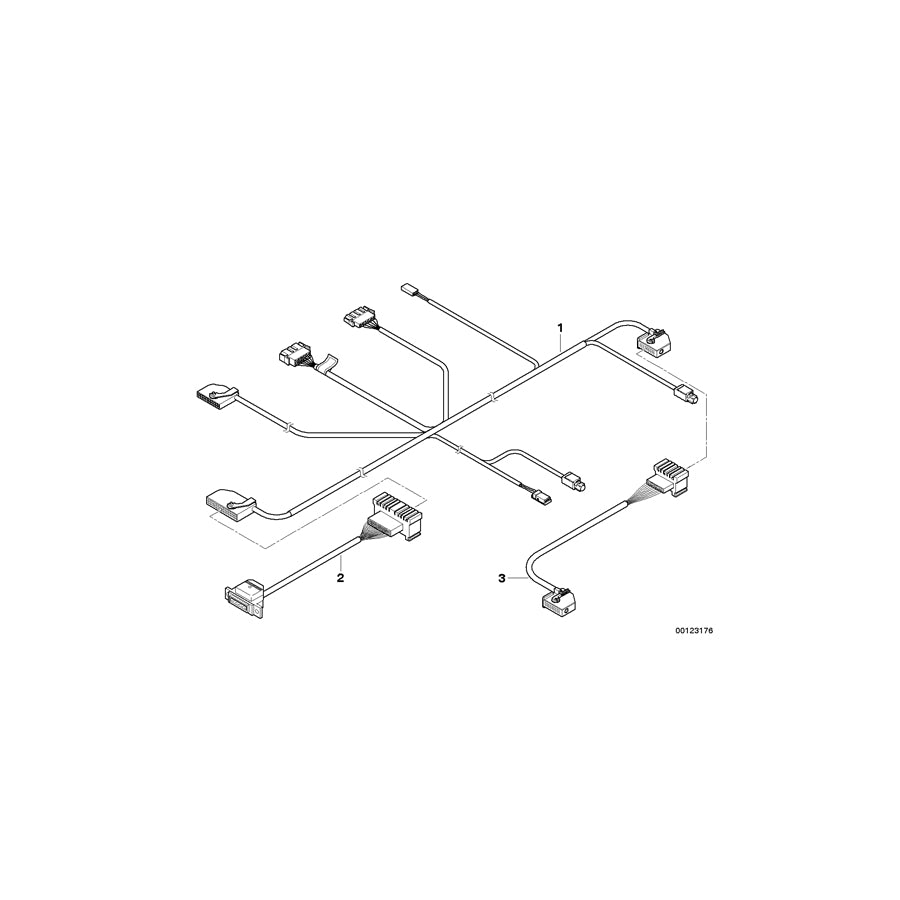 Genuine BMW 61126937564 E53 Adapter Wire For Telephone (Inc. X5 3.0d, X5 3.0i & X5 4.4i) | ML Performance US Car Parts