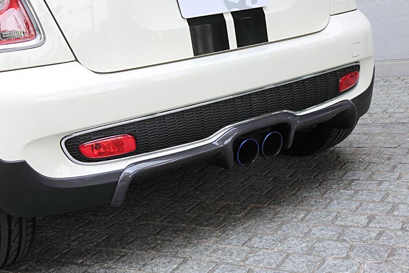 3D DESIGN 3108-75611  MINI R56 COOPER S CARBON REAR DIFFUSER