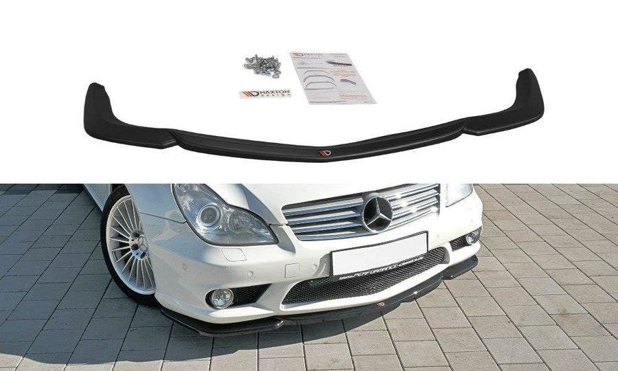 Maxton Design ME-CLS-219-AMG-FD1T Front Splitter V.1 Mercedes Benz CLS 55 AMG C219 | ML Performance UK Car Parts