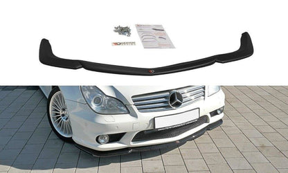 Maxton Design ME-CLS-219-AMG-FD1T Front Splitter V.1 Mercedes Benz CLS 55 AMG C219 | ML Performance UK Car Parts