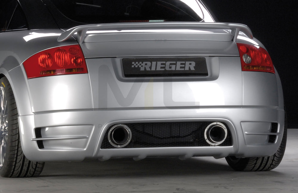 Rieger 00055115 Audi 8N TT Rear Diffuser - Matte Black – ML Performance