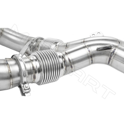MANHART MH5F9011100_M5 DOWNPIPES RACE FOR BMW F90 M5 (COMPETITION / CS) CAT-REPLACEMENT (PART 1 OF 2)
