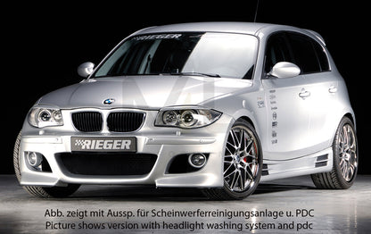 Rieger 00035009 BMW 1 Series E87 Front Bumper 2 | ML Performance UK Car Parts