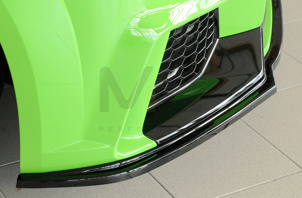 Rieger 00088174 Audi 8J1-FV 8S TTRS Front Splitter 3 | ML Performance UK Car Parts