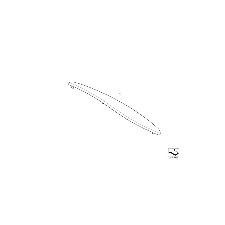 Genuine BMW 51437903619 E92 E93 Armrest, Upper Section, Rear Left SCHWARZ (Inc.  & M3) | ML Performance US Car Parts