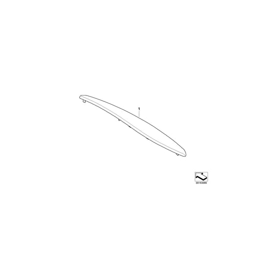 Genuine BMW 51437903619 E92 E93 Armrest, Upper Section, Rear Left SCHWARZ (Inc.  & M3) | ML Performance US Car Parts