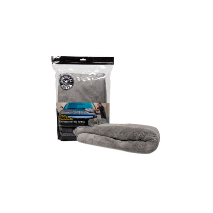 Chemical Guys Woolly Mammoth Microfiber Drying Towel, 36" x 25" Gray | ML Performance US Car Parts