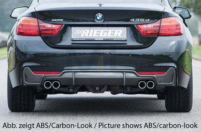 Rieger 00088058 BMW 4 Series F32 F33 F36 Rear Diffuser 2 | ML Performance UK Car Parts