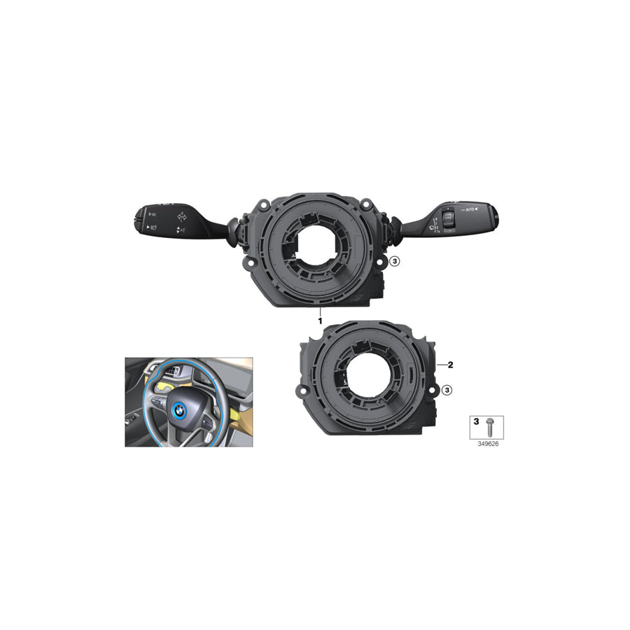 Genuine BMW 07129907871 I15 F25 Screw KS-TS5X22-F-ZNS (Inc. X3 20iX, X3 30dX & X3 28i) | ML Performance US Car Parts