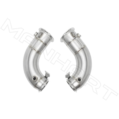 MANHART MH5F9011100_M5 DOWNPIPES RACE FOR BMW F90 M5 (COMPETITION / CS) CAT-REPLACEMENT (PART 1 OF 2)