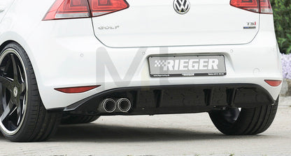 Rieger 00088028 VW Mk7 Golf GTD Rear Diffuser 2 | ML Performance US Car Parts