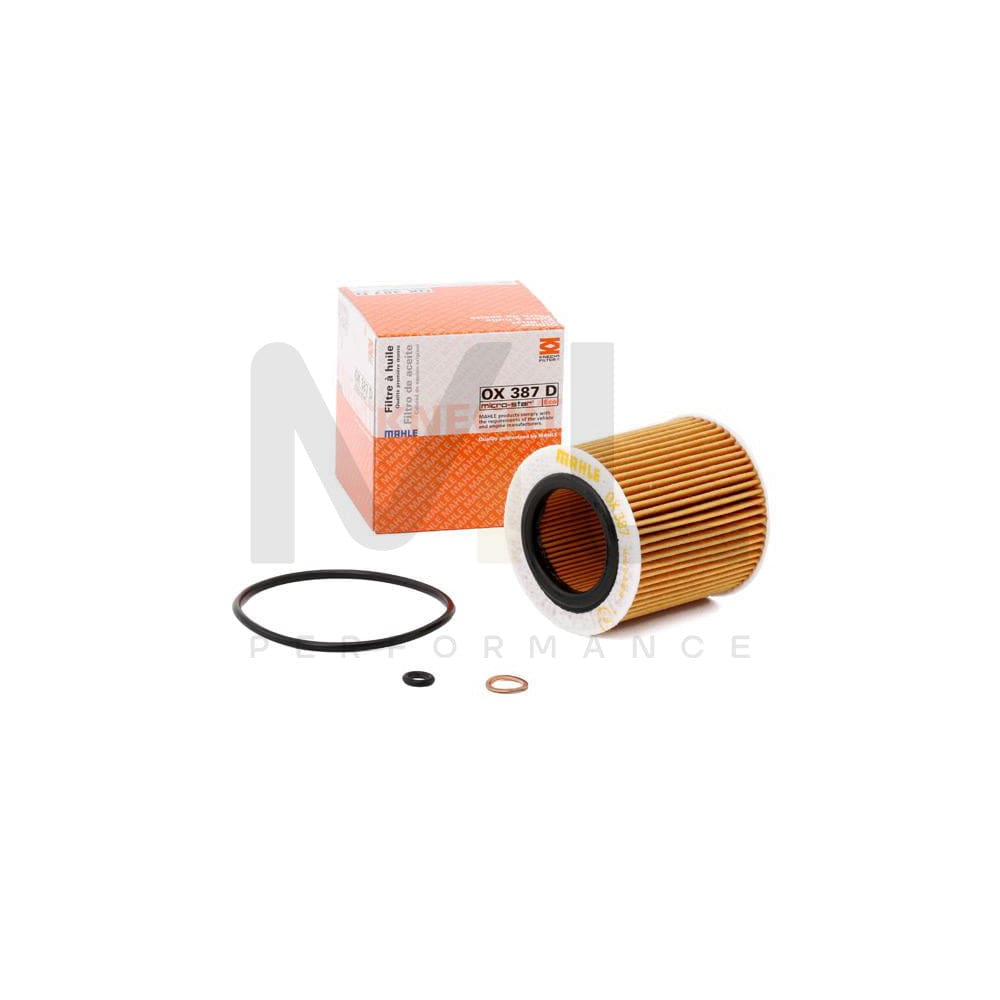 MAHLE ORIGINAL OX 387D Oil Filter Filter Insert | ML Performance Car Parts