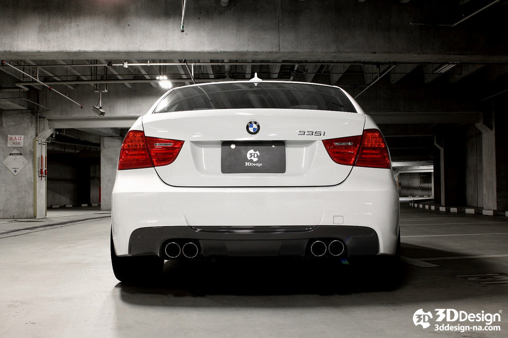 3D DESIGN 3108-19031  E90 / E91 335I M-SPORT CARBON REAR DIFFUSER