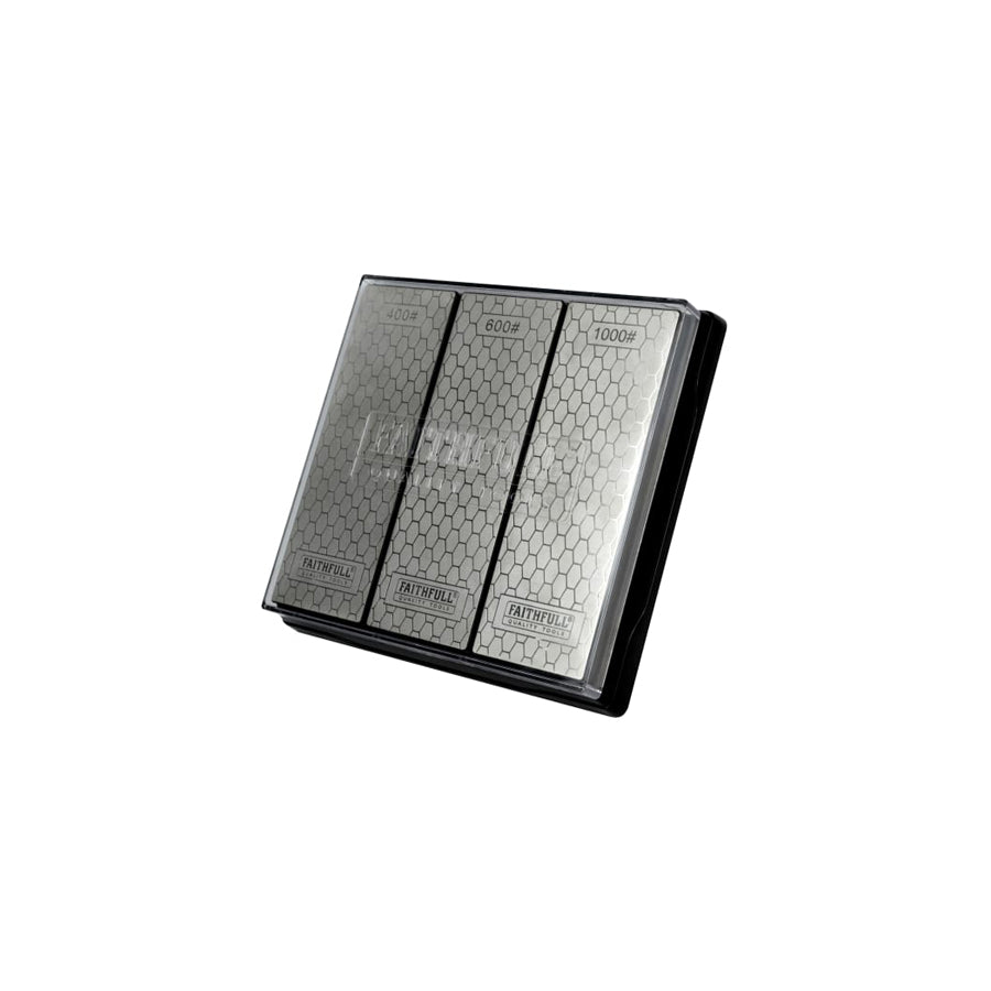 Faithfull FAIDWTRIPLE Diamond Whetstone Kit, 3 Piece | ML Performance US