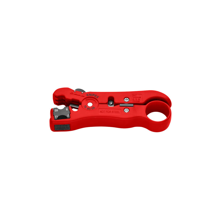Knipex KPX166006SB Wire Stripping Tool for Coax And Data Cable | ML Performance US